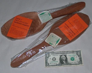 2 cucharas preselladas ADCO raras de 15" pintura Tole placas de tablero de secuoyas de California - Imagen 1 de 3
