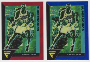 2020-21 Panini Flux Supersonics Shawn Kemp #196 Red Holo + Blue Prizm /199 Lot 2 - Picture 1 of 2