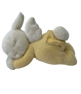 Hallmark Plüsch 1992 schlafender gelber Hase Hasenflügel Baby Ostern Vintage - Bild 1 von 6