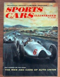 SPORTS CARS ILLUSTRATED 1958 JULY - LISTER-JAG, AutoU - Imagen 1 de 1