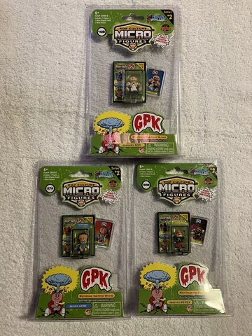 World's Smallest Pop Culture Micro Figures Series 2 GPK Garbage Pail Kids X3 Lot Cover