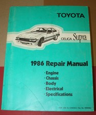 Toyota mr2 1987 oem repair manual pub no rm041u