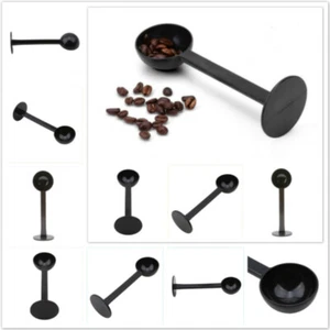 2 IN 1 Coffee Espresso Measuring Scoop Press Compactor Tamper Powder Scoop R - Picture 1 of 10