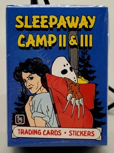 SLEEPAWAY CAMP II & III FACTORY BOX TRADING CARD SET FRIGHT RAGS SEALED KOMPLETT - Bild 1 von 2