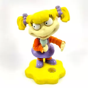 Figurine PVC Les Razmoket Rugrats Angelica Pince Crayon Weetos (Weetabix) 2002 - Foto 1 di 2