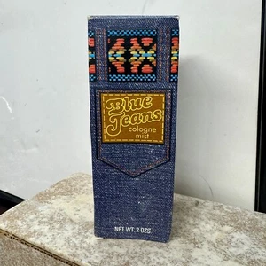 Vintage Shulton Blue Jeans Cologne Mist 2 fl ozs 57 ml BOX ONLY 5661 RARE - Picture 1 of 7