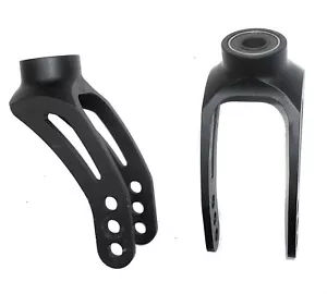 Par de vástago de horquilla para silla de ruedas Tilite FK1 estándar negro EXCELENTE - Imagen 1 de 1