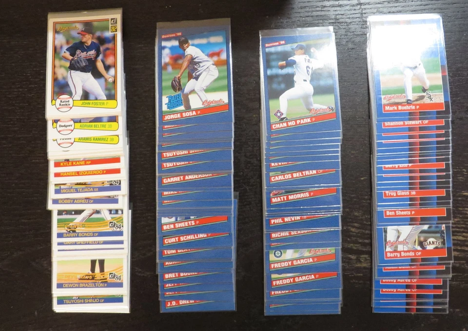2002 Donruss Originals Aqueous Parallel - Bonds, Maddux, Jeter, Pujols ++ - Image 1 of 1