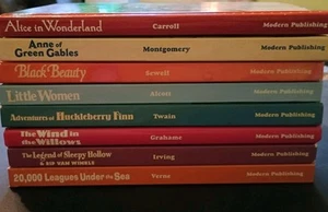 📚 Treasury Of Illustrated Classics Bundle Of Eight (8) Children's Books~HC  - Imagen 1 de 23