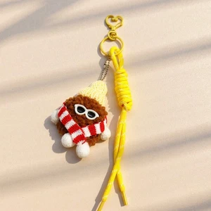 Handmade DIY Metal Keychain - Creative Charcoal Pendant Bag Car Decor - Picture 1 of 9