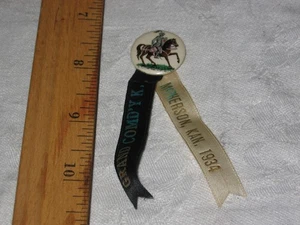 Grand Commandery Knights Templar McPherson, Kansas 1934 Pinback Button Loc T - Picture 1 of 1