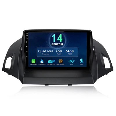 64GB Android Autoradio Carplay Für Ford C-Max 2011-2015 Kuga 2013-15 GPS Nav SWC - Bild 1 von 4