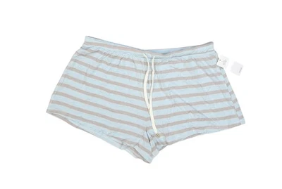 Pantalones Cortos Honeydew Intimates Para Mujer Grandes Gris Rayas Dormir Salón Cordón Foto 1 de 4