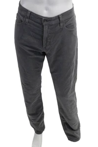 AG Mens Chino Pants Dark Gray Button 98% Cotton 34 Inseam Size 33 - Picture 1 of 6