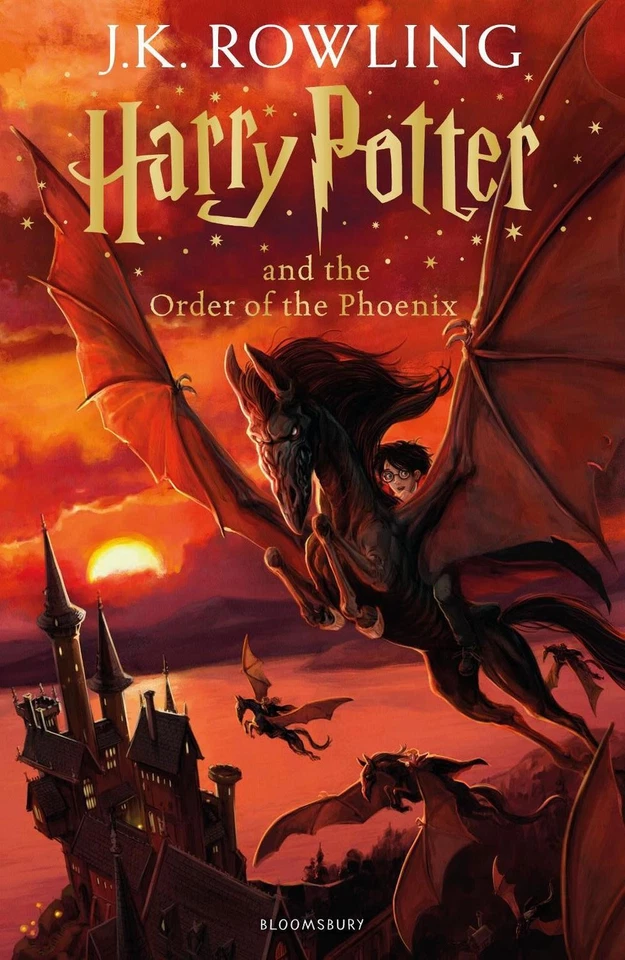 Harry Potter and the Order of the Phoenix by J.K. Rowling (English) Paperback Bo - Image 1 of 1
