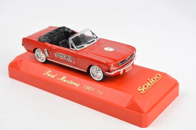 Coca Cola Ford Mustang 1964 1:43 Scale Die Cast Car Solido - Image 1 of 4