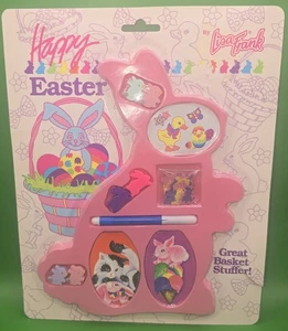 Vintage Lisa Frank Pasqua Craft Kit Cesto Roba Coniglietto Coniglio 1989 NOS Sigillato  - Foto 1 di 7