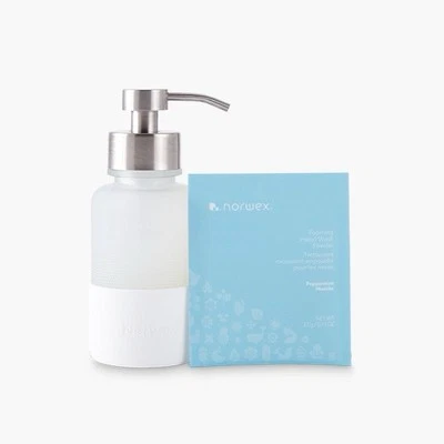Norwex Brand New Forever Foaming Hand Wash Set Peppermint Powder Soap RRP $48.50 - image 1 of 4
