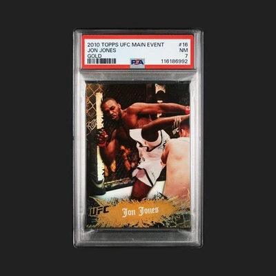 2010 Topps UFC Main Event - Jon Jones #16 Gold - Image 1 of 2