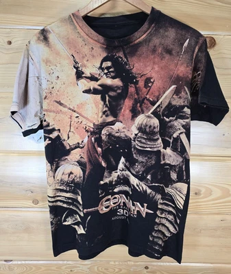 Conan the Barbarian 3D T Shirt Men Medium AOP 2011 Movie Promo WAR - Image 1 of 4