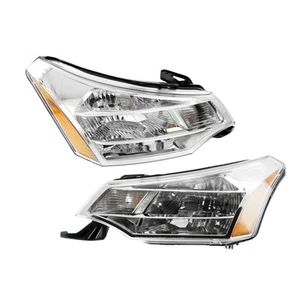 For Ford Focus 2008-2011 Headlight Driver and Passenger Side | Pair | Halogen - Picture 1 of 5