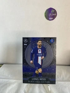 2022-23 Topps Match Attax UEFA Club Comp - Black Edge Edition #466 Lionel Messi - Picture 1 of 2