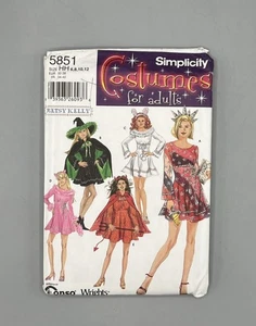 Simplicity Costumes For Adults 5851 Witch Devil Bunny Cat Sz 6-12 Uncut - Picture 1 of 3