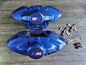 BMW M performance rear Brembo blue brake calipers M2 M3 M4 F80 440i 335i 335d ** - Picture 1 of 13