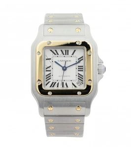 Cartier Santos 32mm W20099C4 18K Gelbgold/Edelstahl Damenuhr - Bild 1 von 1