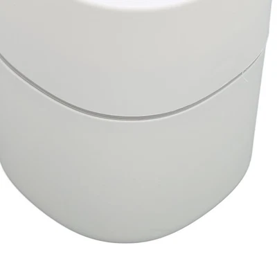 Desktop Garbage Can Button Flip Cover Reduce Odor Trash Debris Collector Can 2L - Image 1 of 4