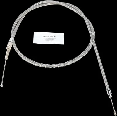 Barnett Clear Coated SS Clutch Cable +6 Harley Davidson Sportster 883 Low 07-10 - Image 1 of 4