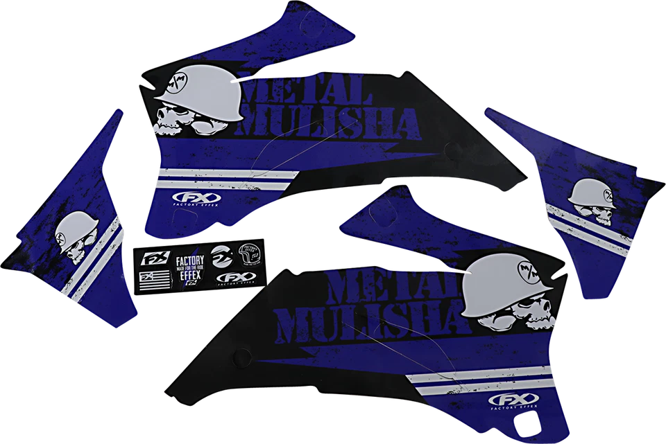 Kits gráficos de cubierta Mulisha de metal Effex 23-11224 de fábrica 06-09 Yamaha YZ 250 F Foto 1 de 1