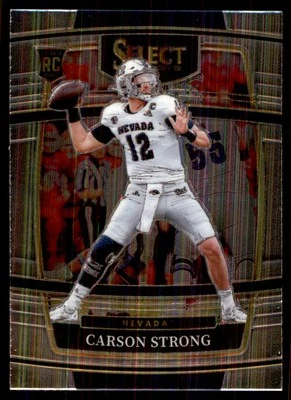 2022 Panini Select Draft Picks Carson Strong RC Nevada Wolf Pack #11 - Image 1 of 2