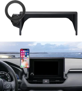 Soporte de teléfono de coche MaserWeller para Toyota RAV4 2019-2025 accesorios negro - Imagen 1 de 9