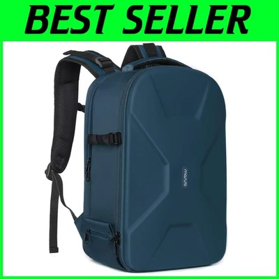 Deep Teal Photography Backpack with Waterproof Case - Image 1 of 4