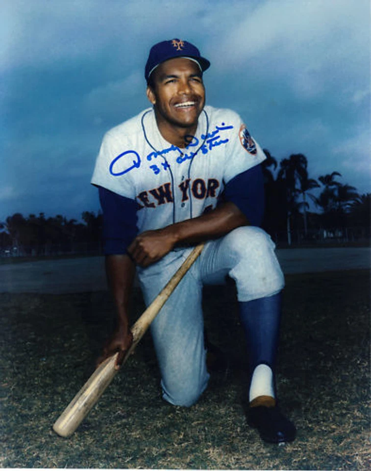 TOMMY DAVIS  NEW YORK METS  3 X ALL STAR  ACTION SIGNED 8x10 - Image 1 of 1
