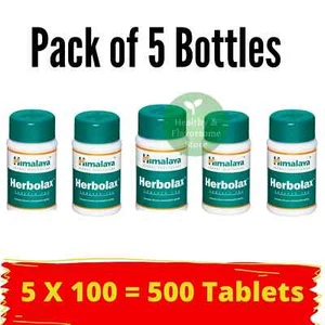 5x Himalaya Wellness Herbolax 500Tabs Indigestion & Eases Constipation SHIP FREE - Picture 1 of 12