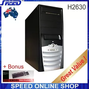 SPEED H2930/2630 Mid-Tower PC Computer Case + Bonus Slim Keyboard - Picture 1 of 11