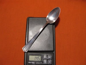 J.S. CO. STERLING TEELÖFFEL, VINTAGE, 14,5 GM, MONOGRAMM P, - Bild 1 von 6