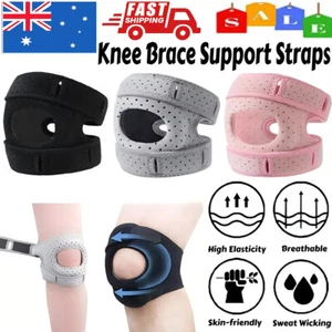 Knee Brace Support Neoprene Patella Stabilizing Compression Straps Adjustable - Picture 1 of 14