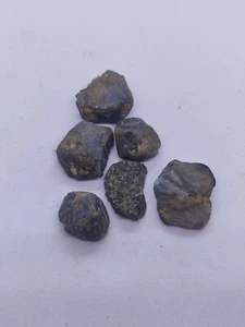 Blue Sapphire Chunks 14–20mm – 163ct, 6pcs, Raw Natural Gem - Picture 1 of 3