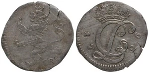Altdeutschland - Hessen-Kassel 1 Albus 1726 - Silber, 1.5g, ø 19mm KM# 383 - Bild 1 von 1