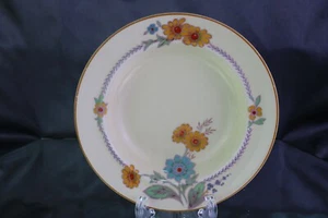 Marguerite Rimmed Soup Bowl by Woods & Son, Ivory Ware Collection, #A5153 - Picture 1 of 8