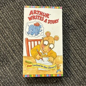 Arthur Writes a Story (VHS, 1997) & Locked In The Library (New sealed) VTG - Picture 1 of 2