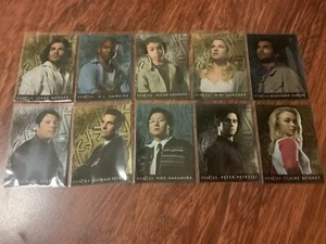 HEROES VOLUME 1 TRADING CARDS FOIL CHASE CARD SET 10/10 TOPPS NBC - Bild 1 von 2