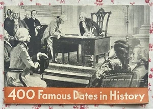 Publicidad de café Chase & Sanborn vintage 1933 "400 fechas famosas en la historia" - Imagen 1 de 8