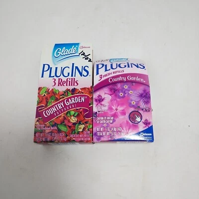 Recambios enchufables Glade 2 popurrí de jardín de campo y 2 jardines de campo 4 en total Foto 1 de 4