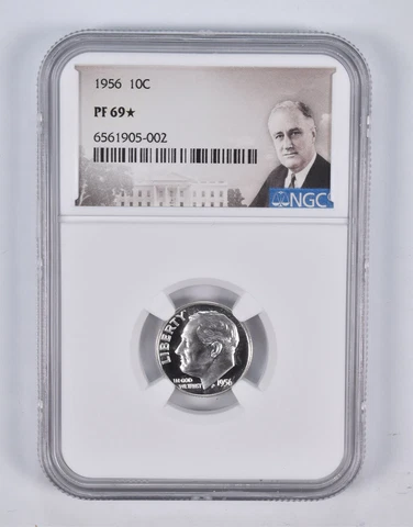 PF69* 1956 Roosevelt Dime NGC *2329 Cover
