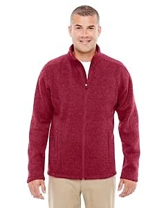 DG793 Devon & Jones Men's Bristol Full-Zip Sweater Fleece Jacket - Picture 1 of 5