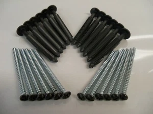 (500+) Black Vinyl Shutter Fasteners / Plugs / Screws , 42+ Kits of 12 - Picture 1 of 9